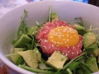 アボガド・ネギとろ丼 アボガドとまぐろは絶妙!!